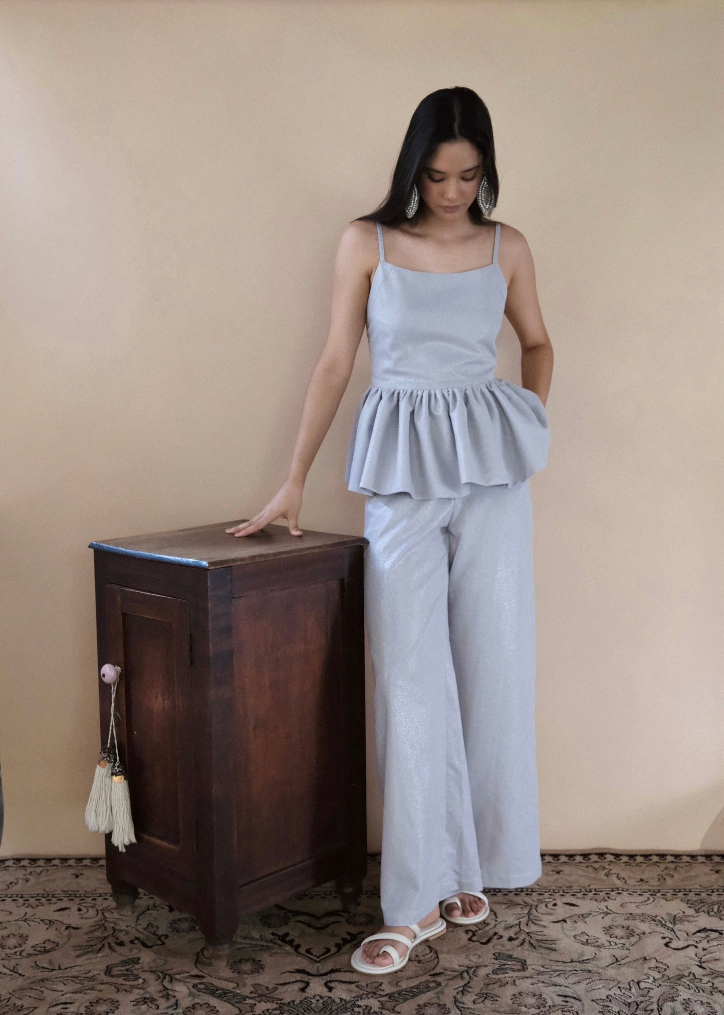 Pantalón Shine Plata