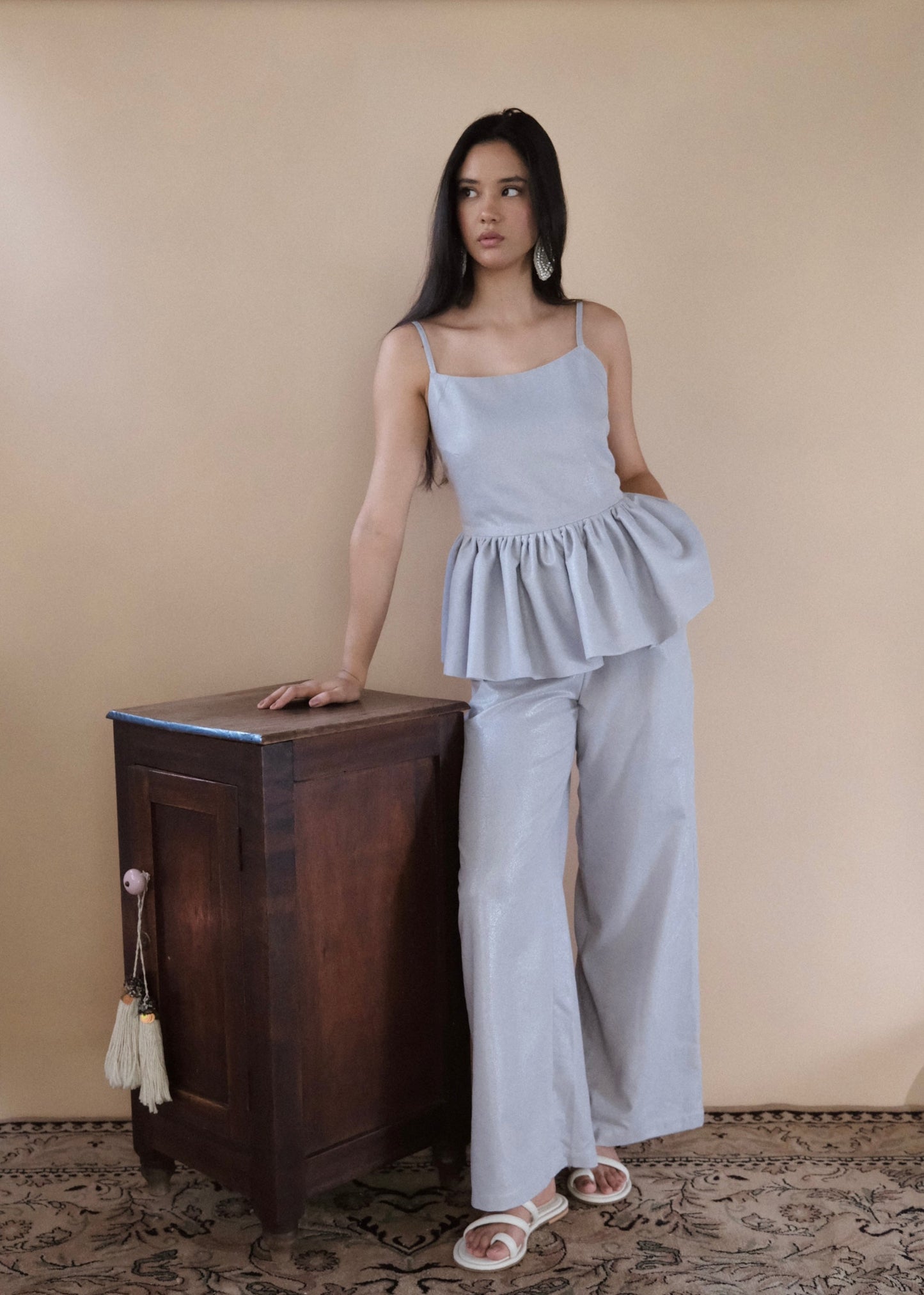 Pantalón Shine Plata